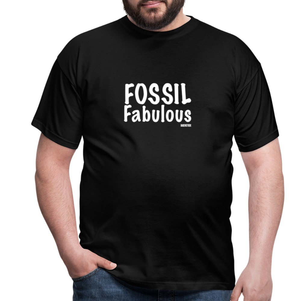 Dino Saurus Fossil Men's T-Shirt - black