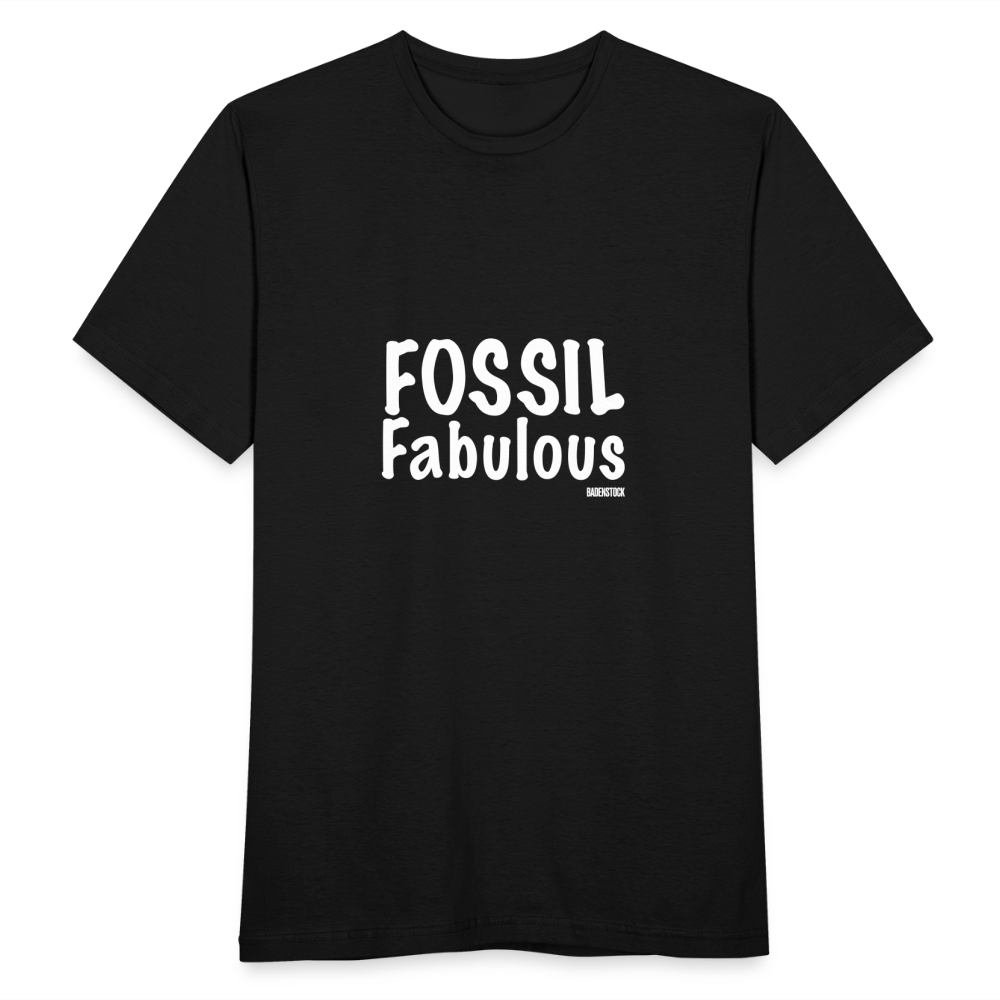 Dino Saurus Fossil Men's T-Shirt - black