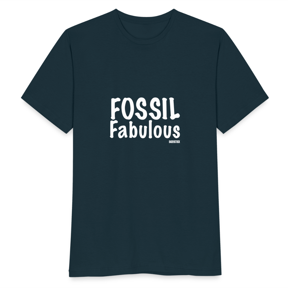 Dino Saurus Fossil Men's T-Shirt - navy