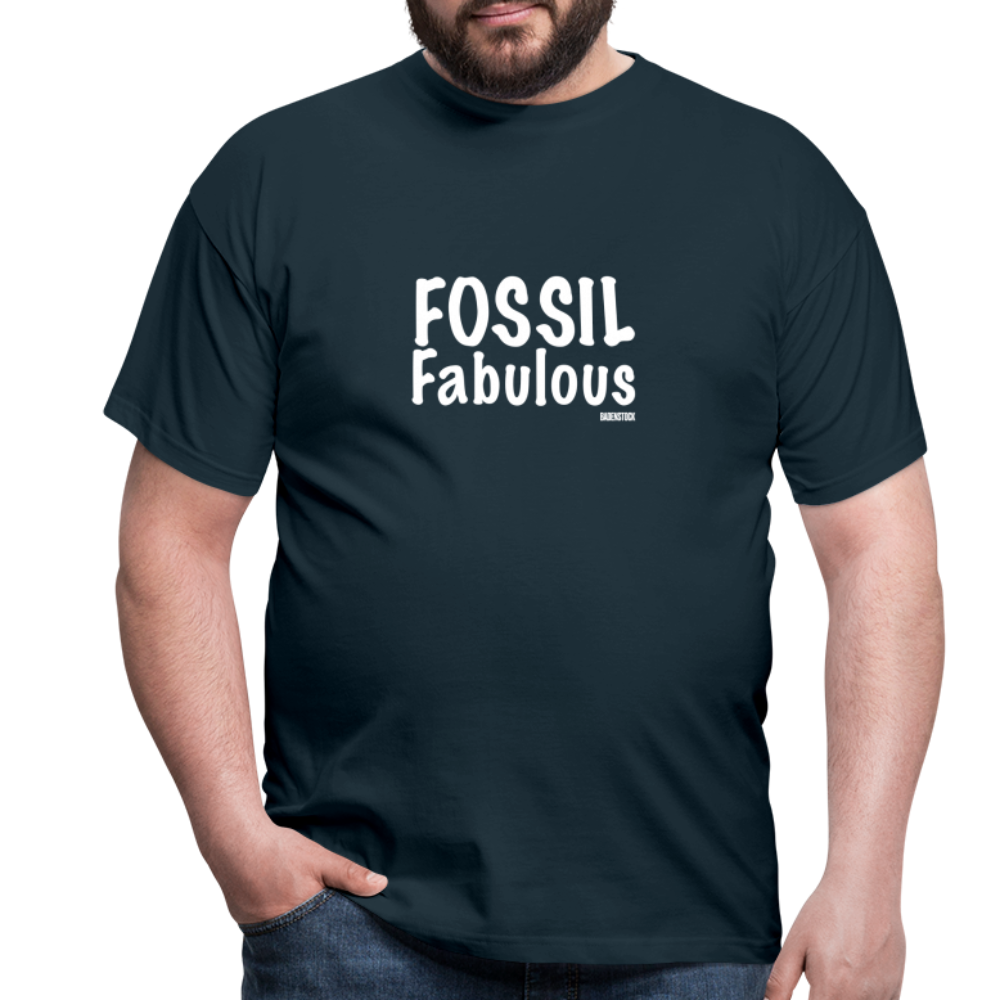 Dino Saurus Fossil Men's T-Shirt - navy