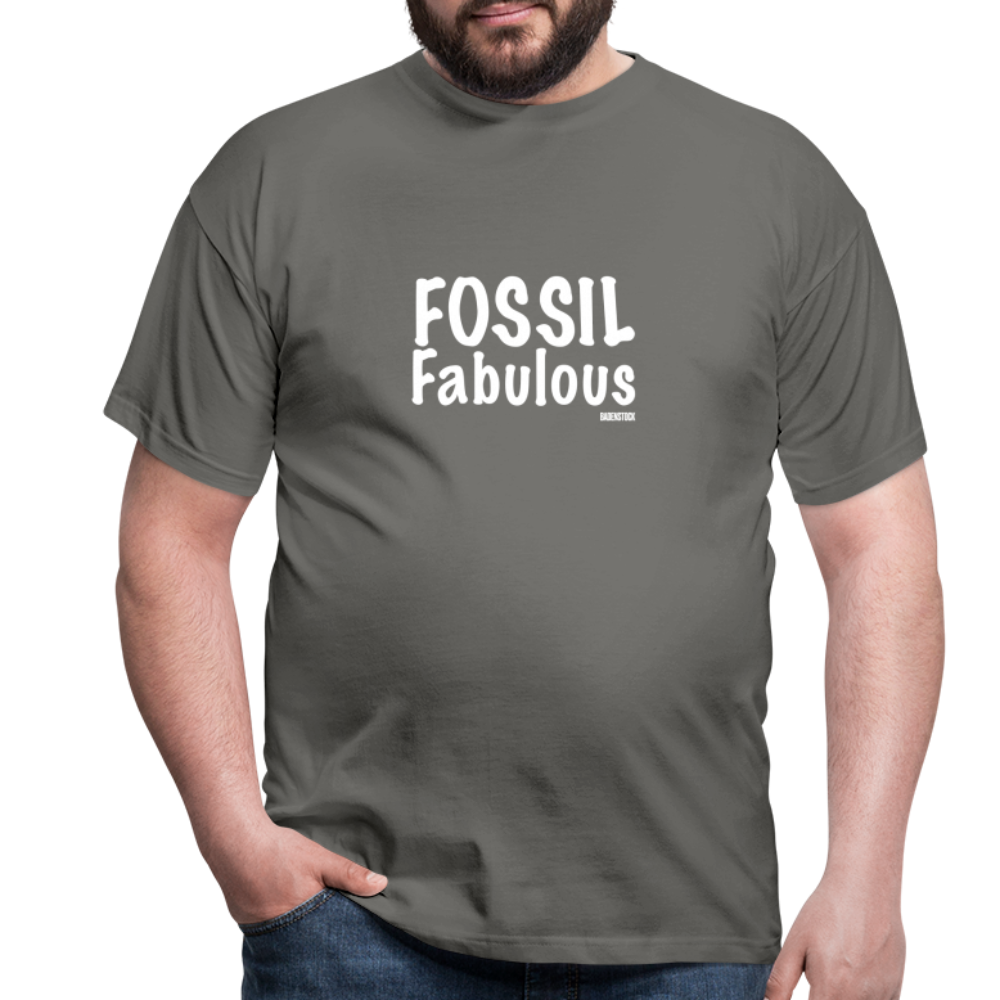 Dino Saurus Fossil Men's T-Shirt - graphite grey
