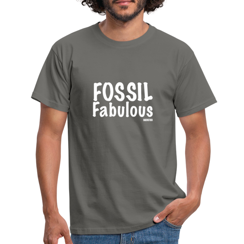 Dino Saurus Fossil Men's T-Shirt - graphite grey