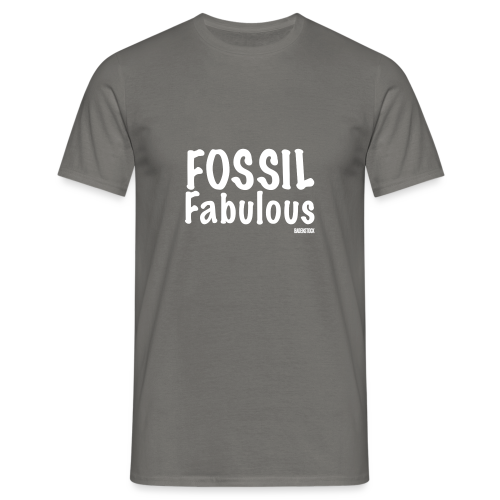 Dino Saurus Fossil Men's T-Shirt - graphite grey