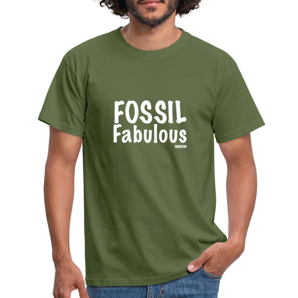 Dino Saurus Fossil Men's T-Shirt - military green