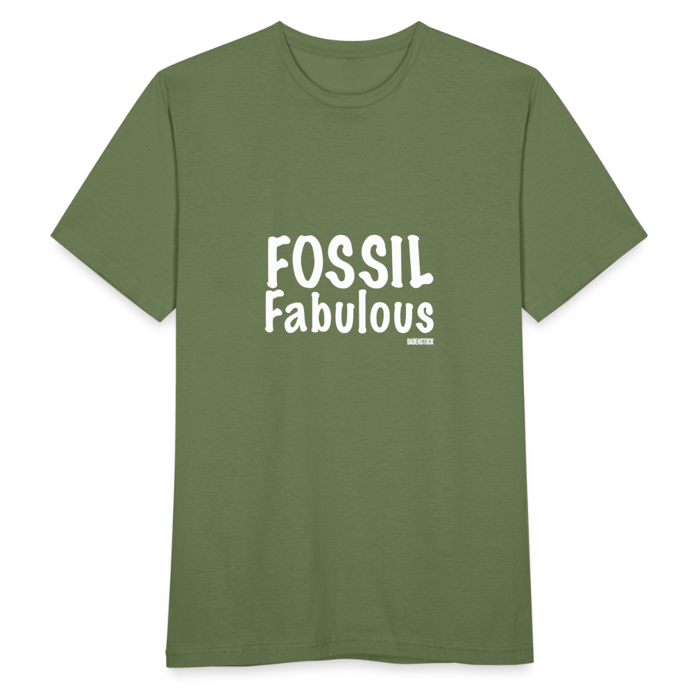 Dino Saurus Fossil Men's T-Shirt - military green