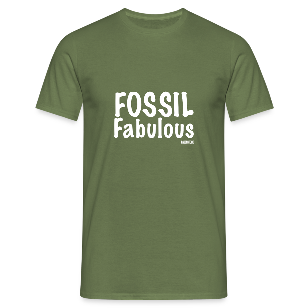Dino Saurus Fossil Men's T-Shirt - military green