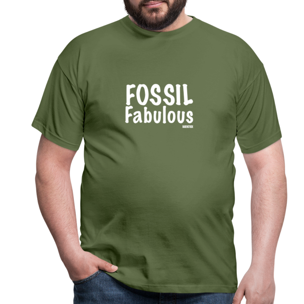 Dino Saurus Fossil Men's T-Shirt - military green