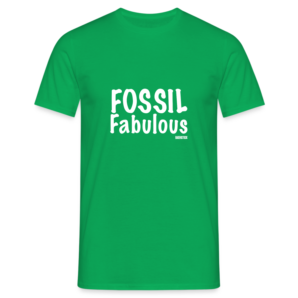 Dino Saurus Fossil Men's T-Shirt - kelly green