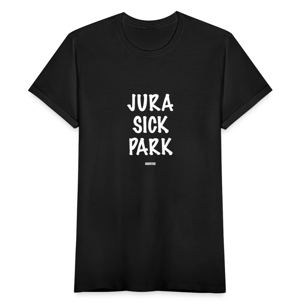 Dino Saurus Jurasick Park Women's T-Shirt - black