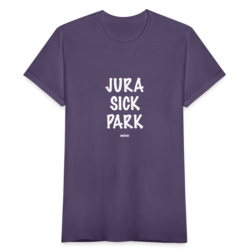 Dino Saurus Jurasick Park Women's T-Shirt - dark purple