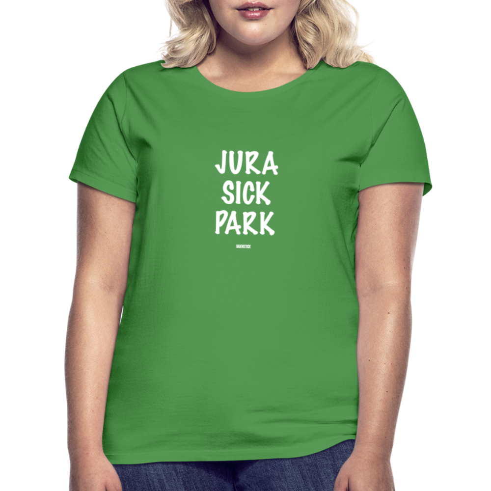 Dino Saurus Jurasick Park Women's T-Shirt - kelly green