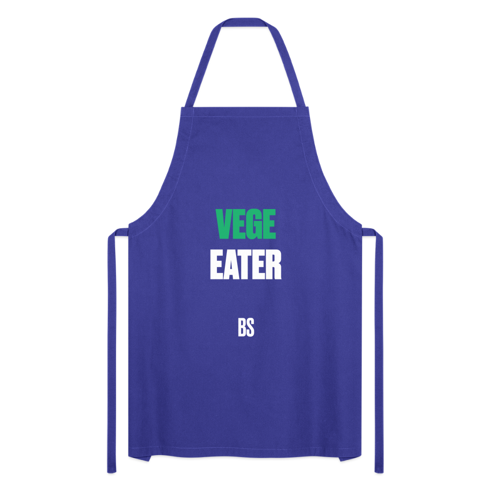 Dino Saurus Vege Cooking Apron - royal blue