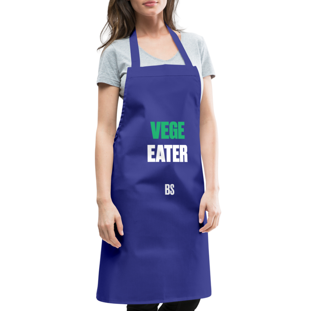 Dino Saurus Vege Cooking Apron - royal blue