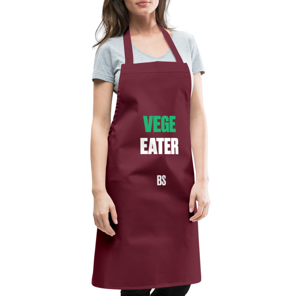 Dino Saurus Vege Cooking Apron - bordeaux