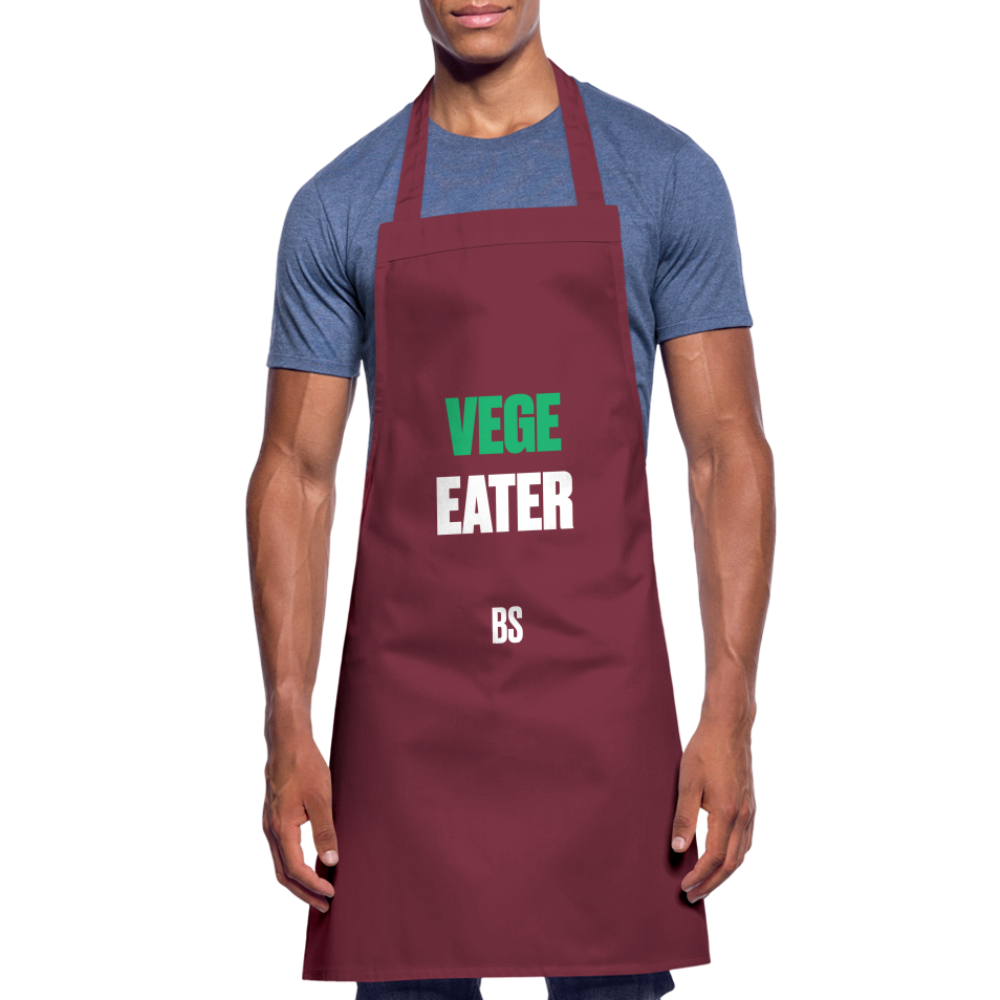 Dino Saurus Vege Cooking Apron - bordeaux