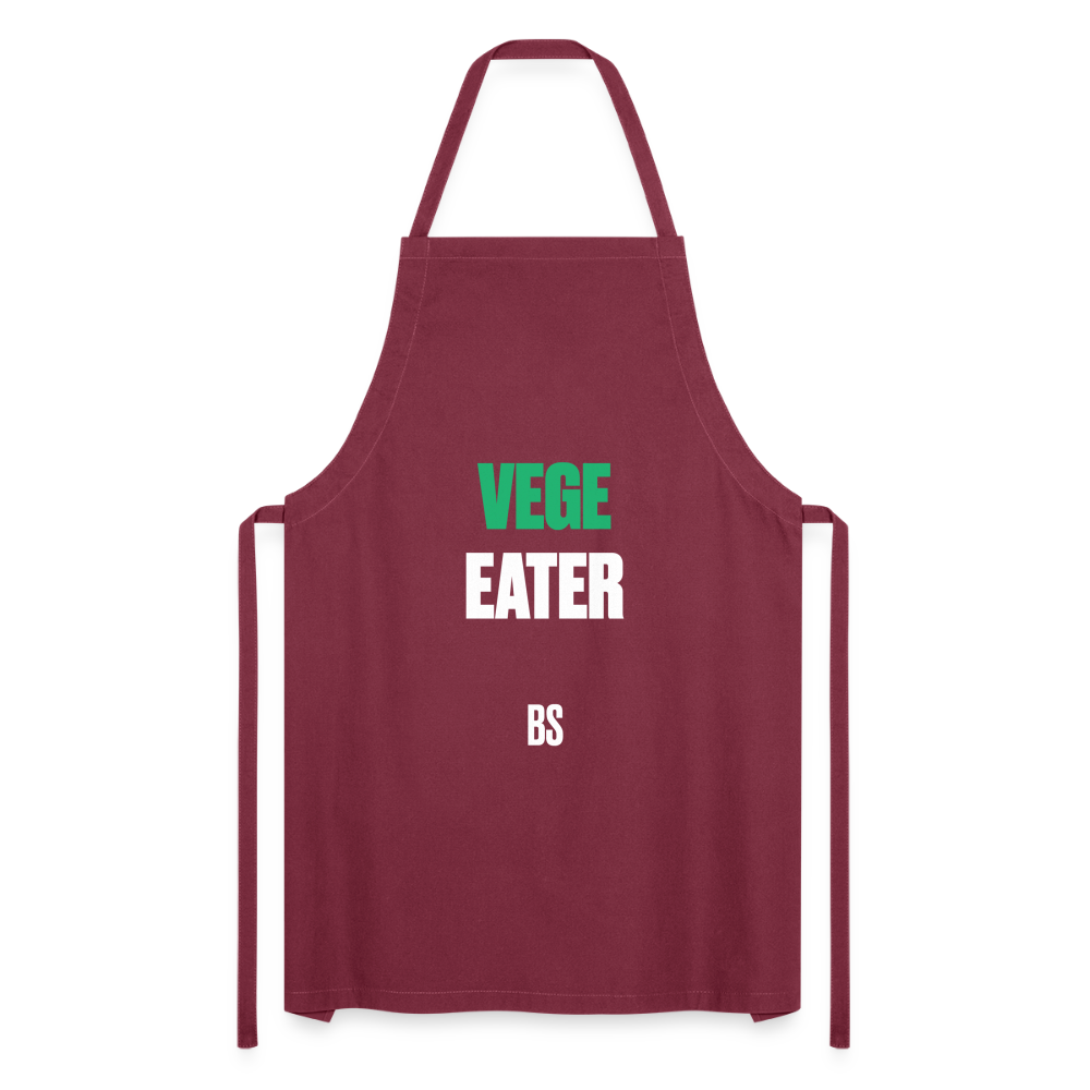 Dino Saurus Vege Cooking Apron - bordeaux