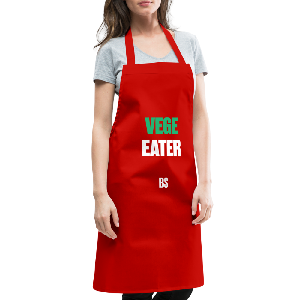 Dino Saurus Vege Cooking Apron - red