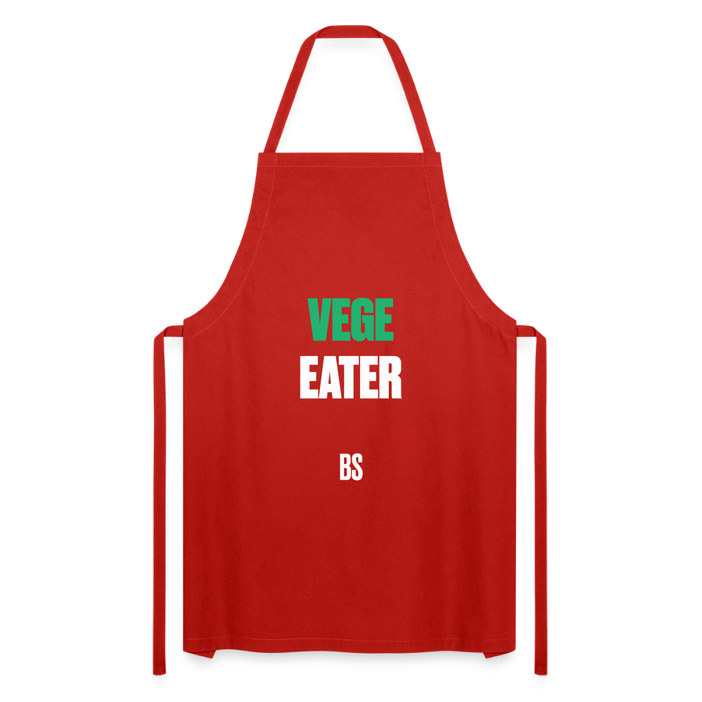 Dino Saurus Vege Cooking Apron - red