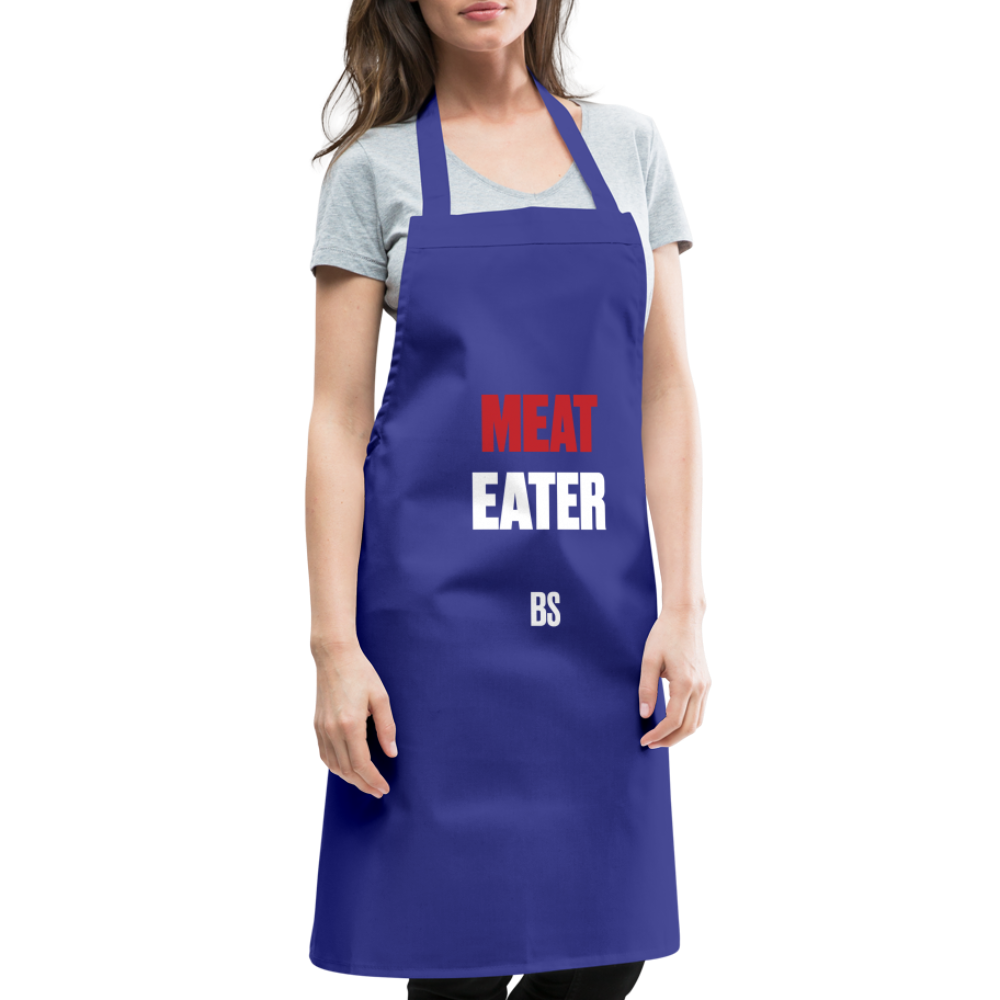 Dino Saurus Meat Cooking Apron - royal blue