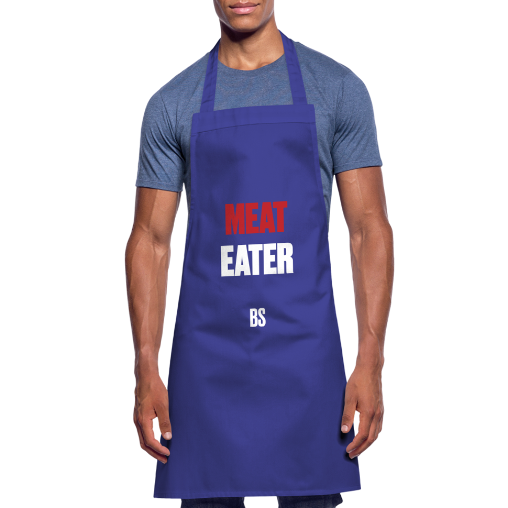 Dino Saurus Meat Cooking Apron - royal blue