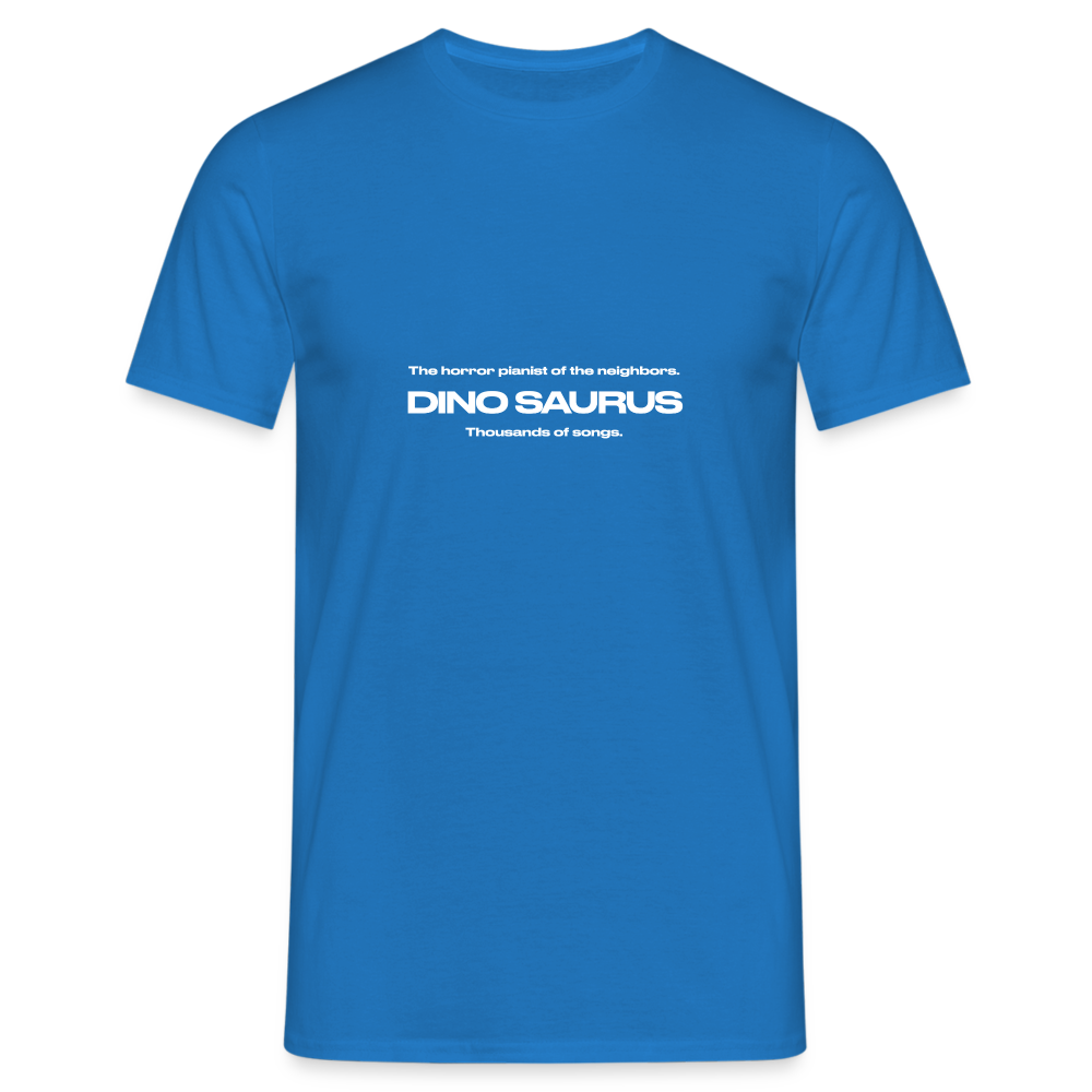 Dino Saurus Horror Men’s Premium T-Shirt - royal blue