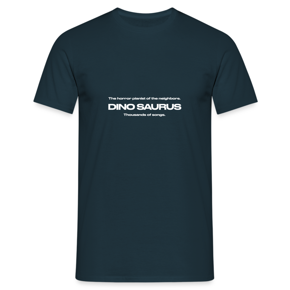 Dino Saurus Horror Men’s Premium T-Shirt - navy