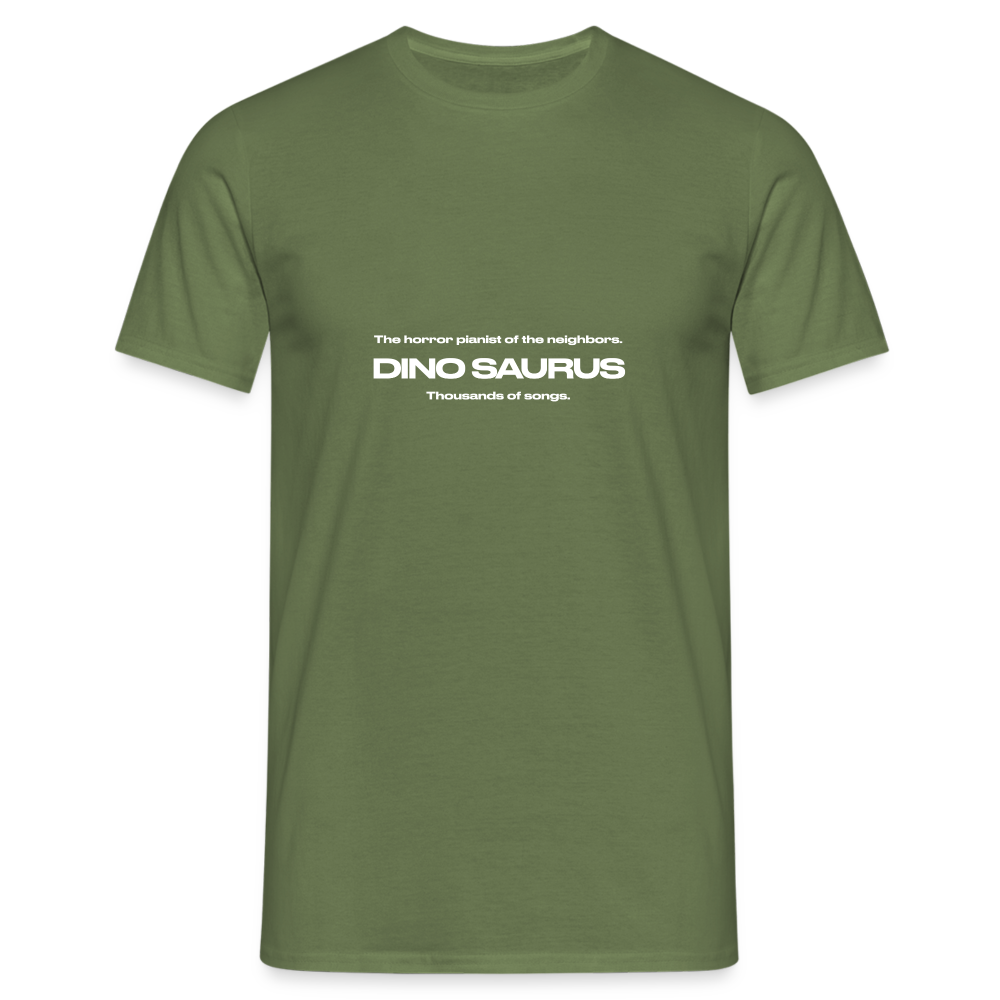 Dino Saurus Horror Men’s Premium T-Shirt - military green