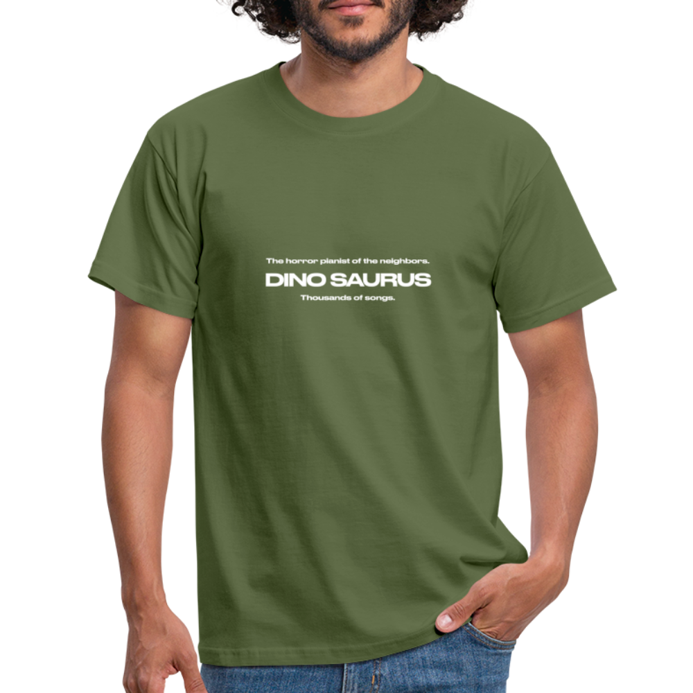 Dino Saurus Horror Men’s Premium T-Shirt - military green