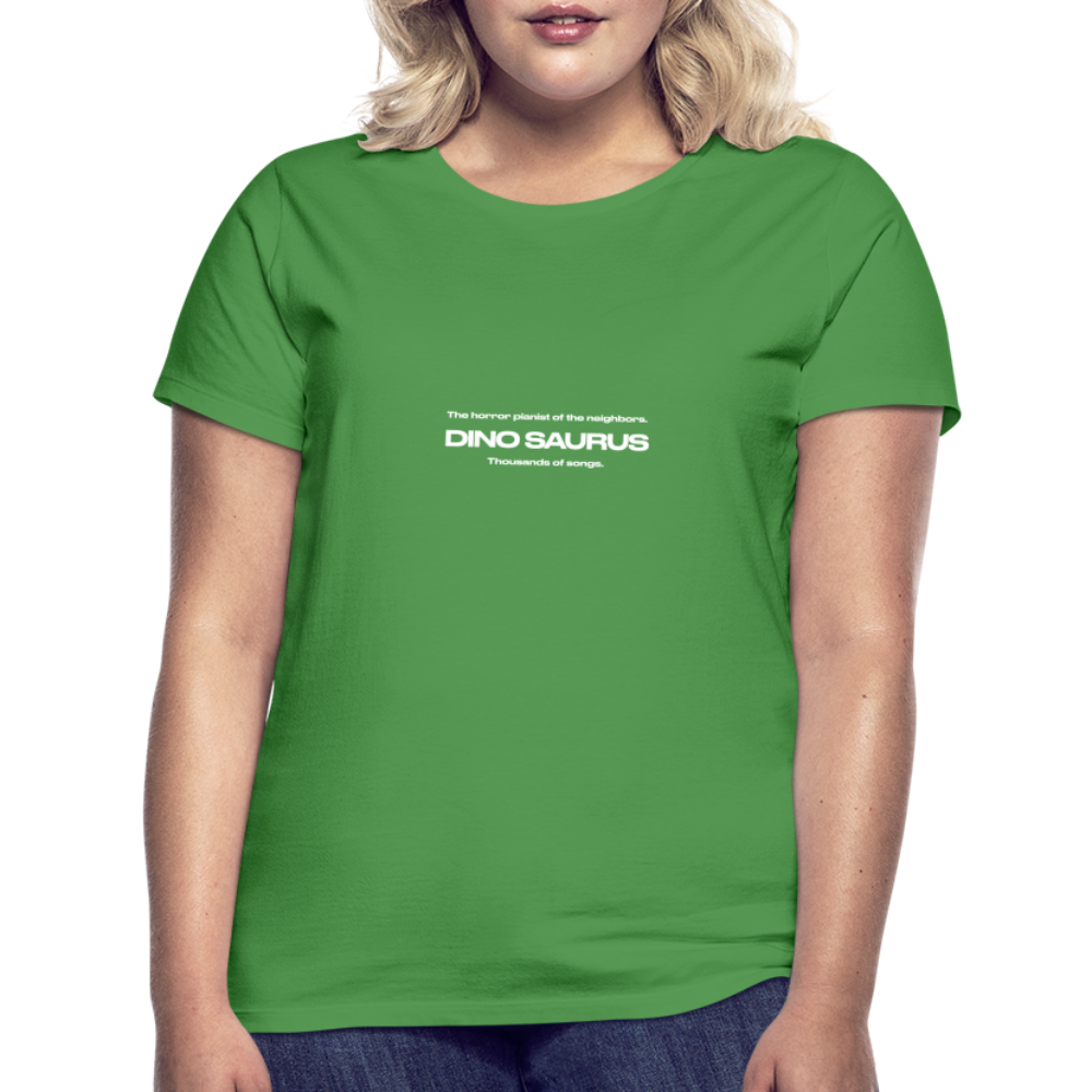 Dino Saurus Horror Women’s T-Shirt - kelly green