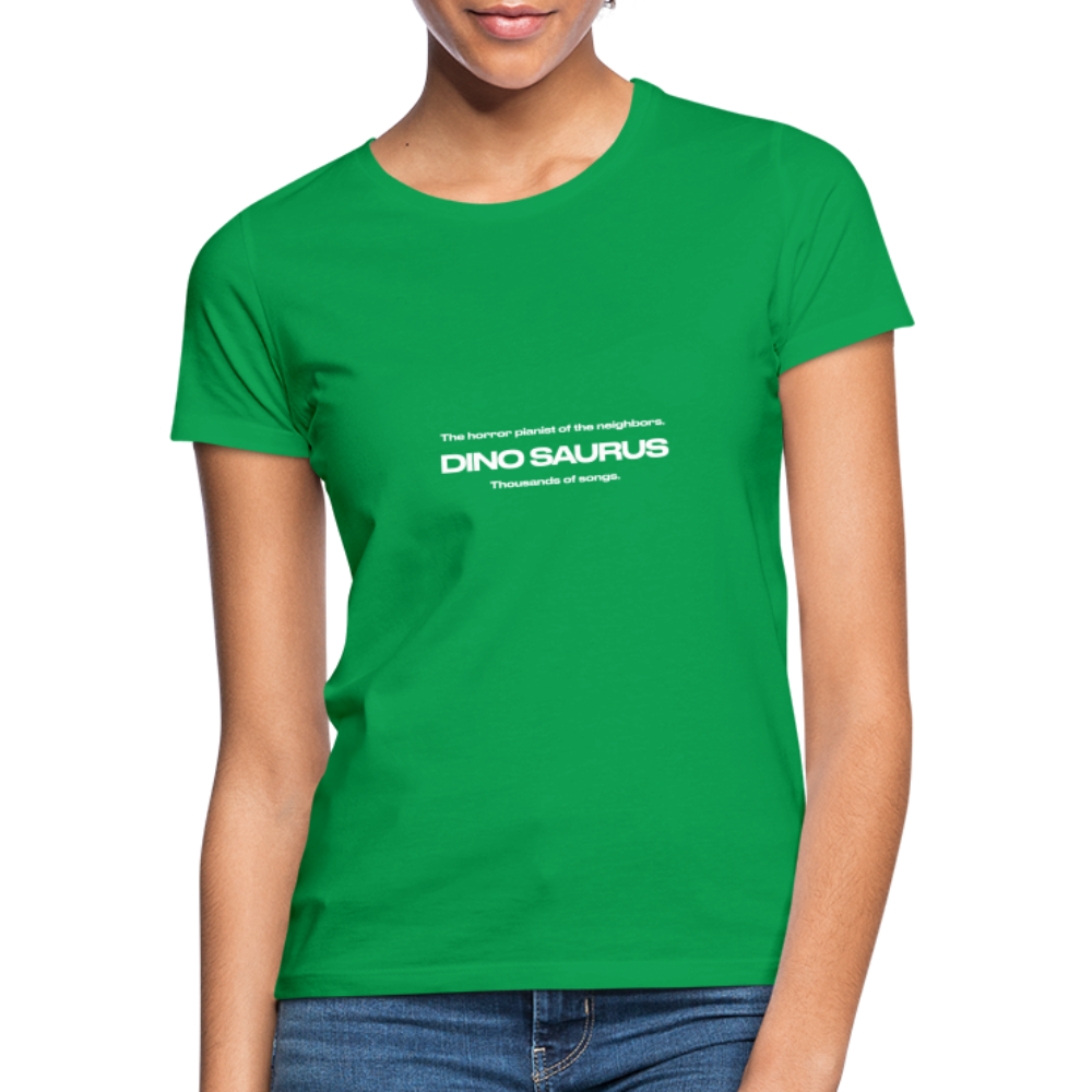 Dino Saurus Horror Women’s T-Shirt - kelly green