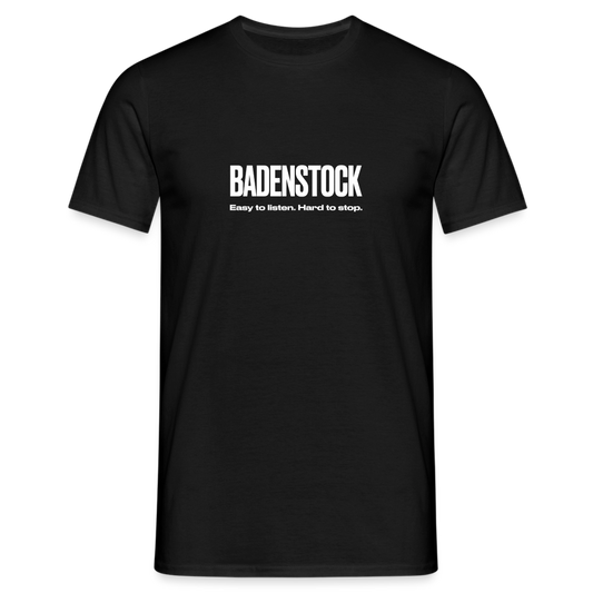 Badenstock Easy To Listen Men's T-Shirt - black