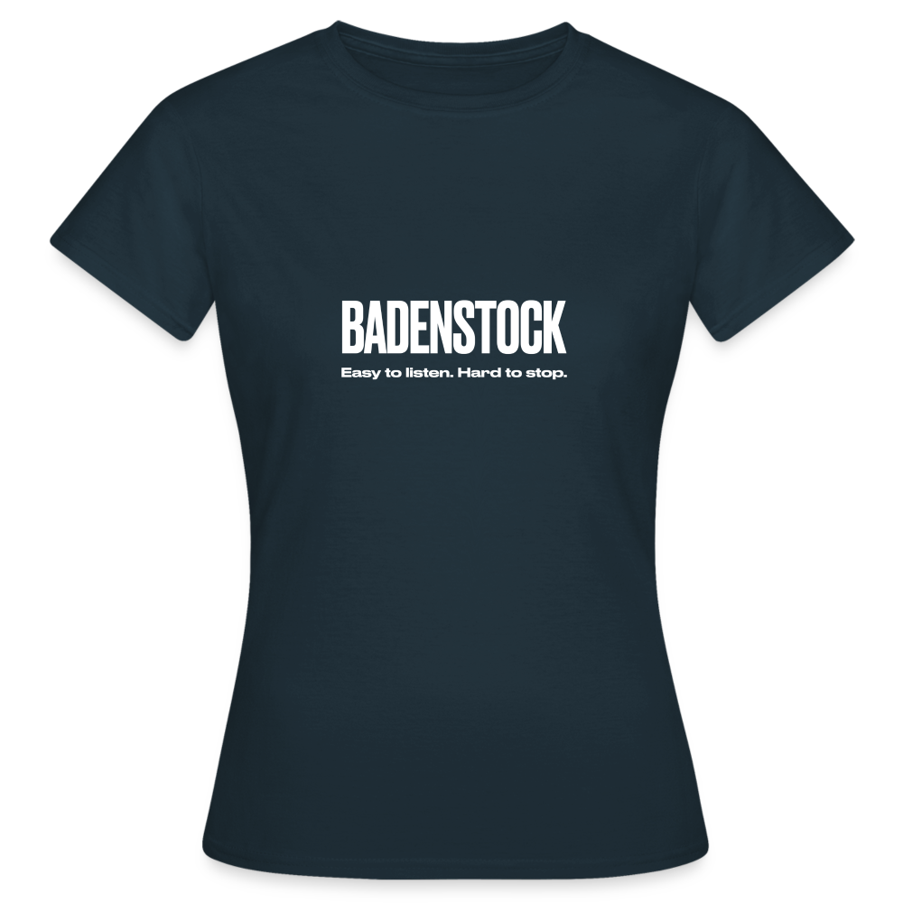Badenstock Easy To Listen Women's T-Shirt - navy