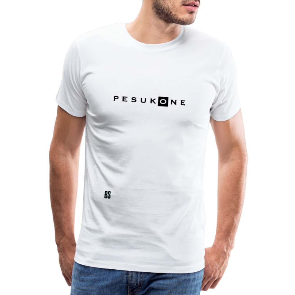 Pesukone Men’s Premium White T-Shirt - white