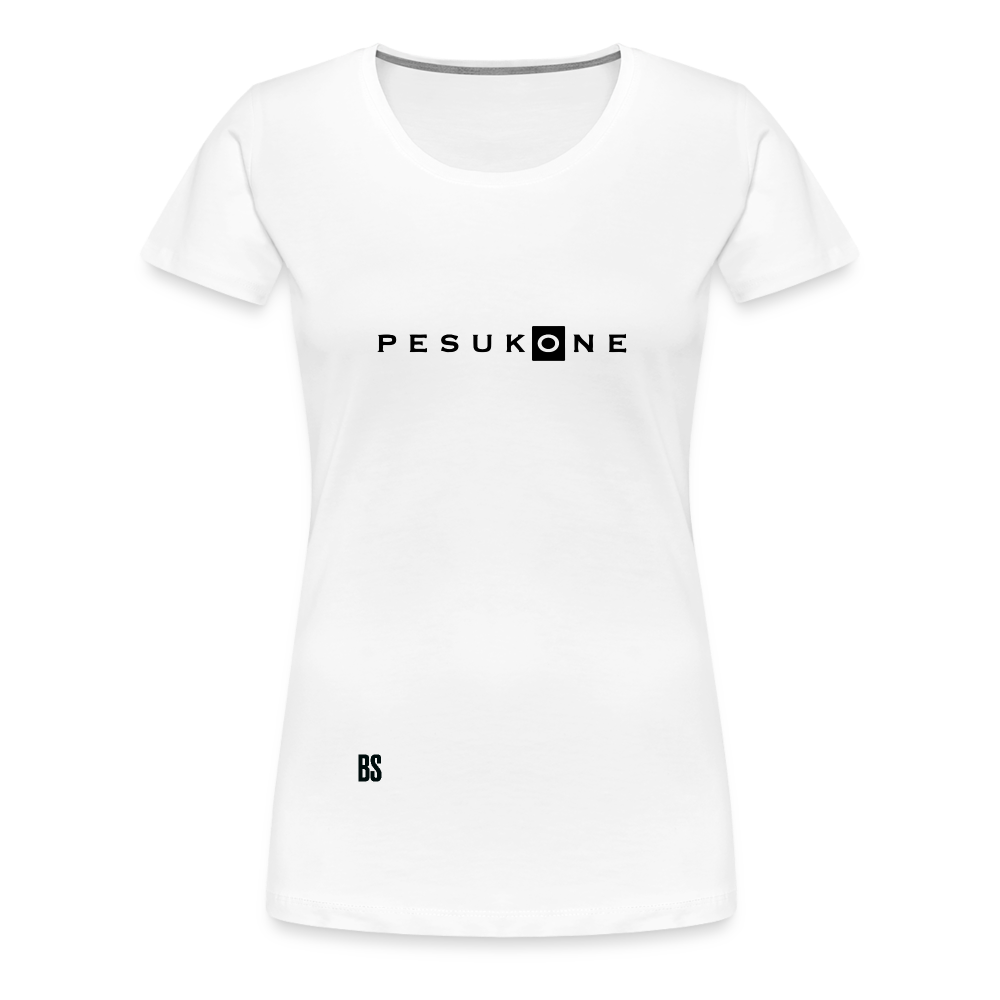Pesukone Women’s Premium White T-Shirt - white