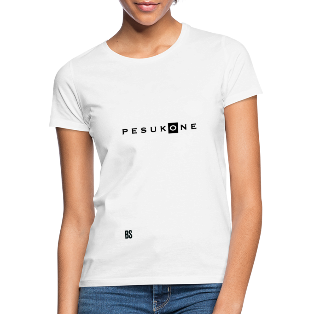 Pesukone Women's White T-Shirt - white
