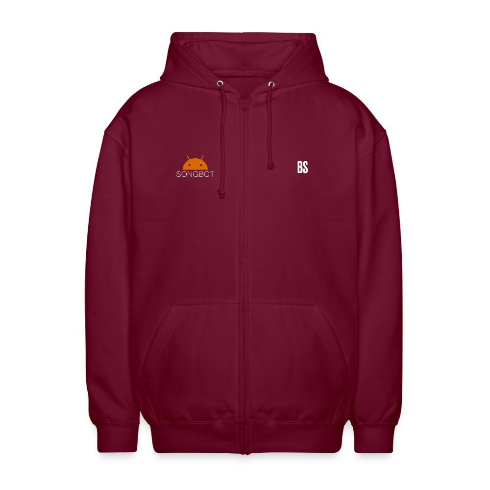 Songbot Unisex Hooded Jacket - bordeaux