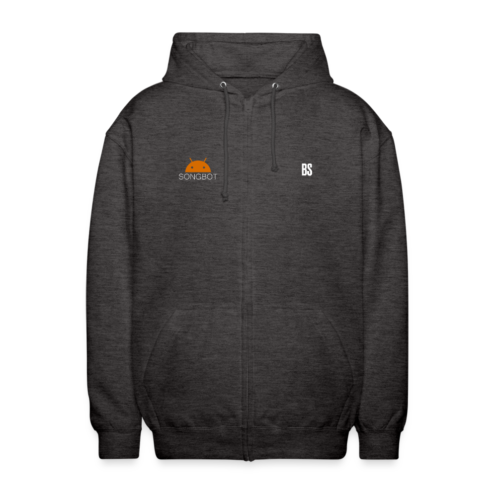 Songbot Unisex Hooded Jacket - charcoal grey