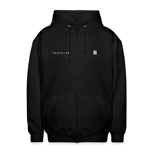 Pesukone Unisex Hooded Jacket - black