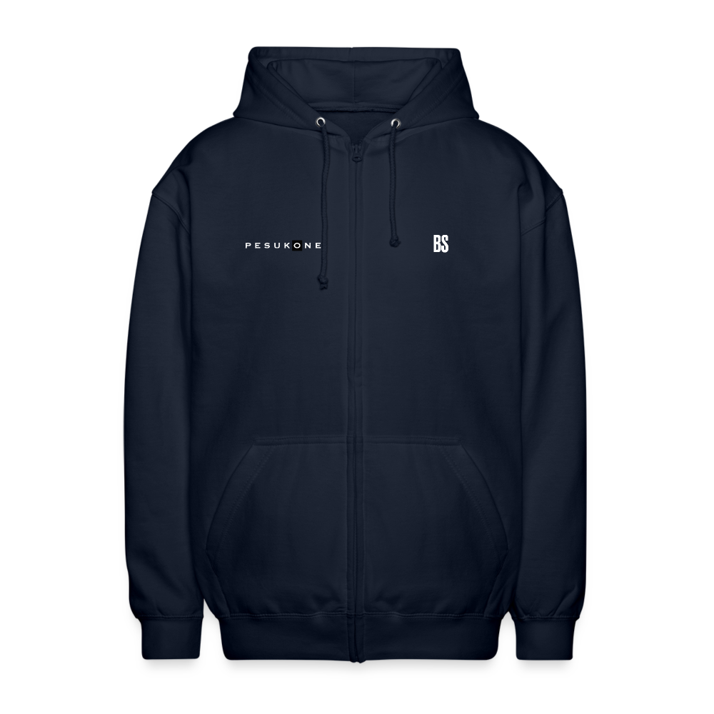 Pesukone Unisex Hooded Jacket - navy