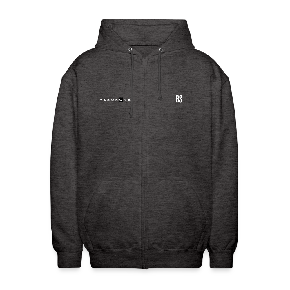 Pesukone Unisex Hooded Jacket - charcoal grey