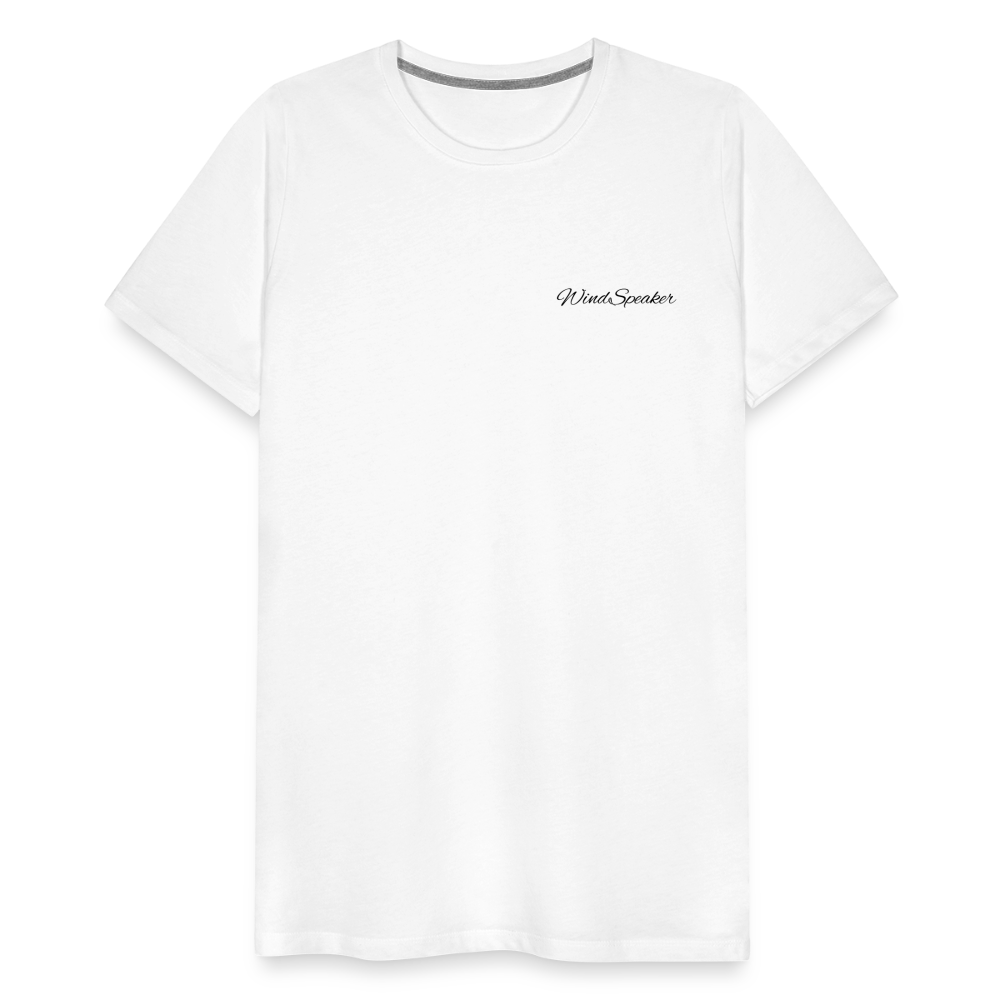WindSpeaker Men’s Premium T-Shirt - white