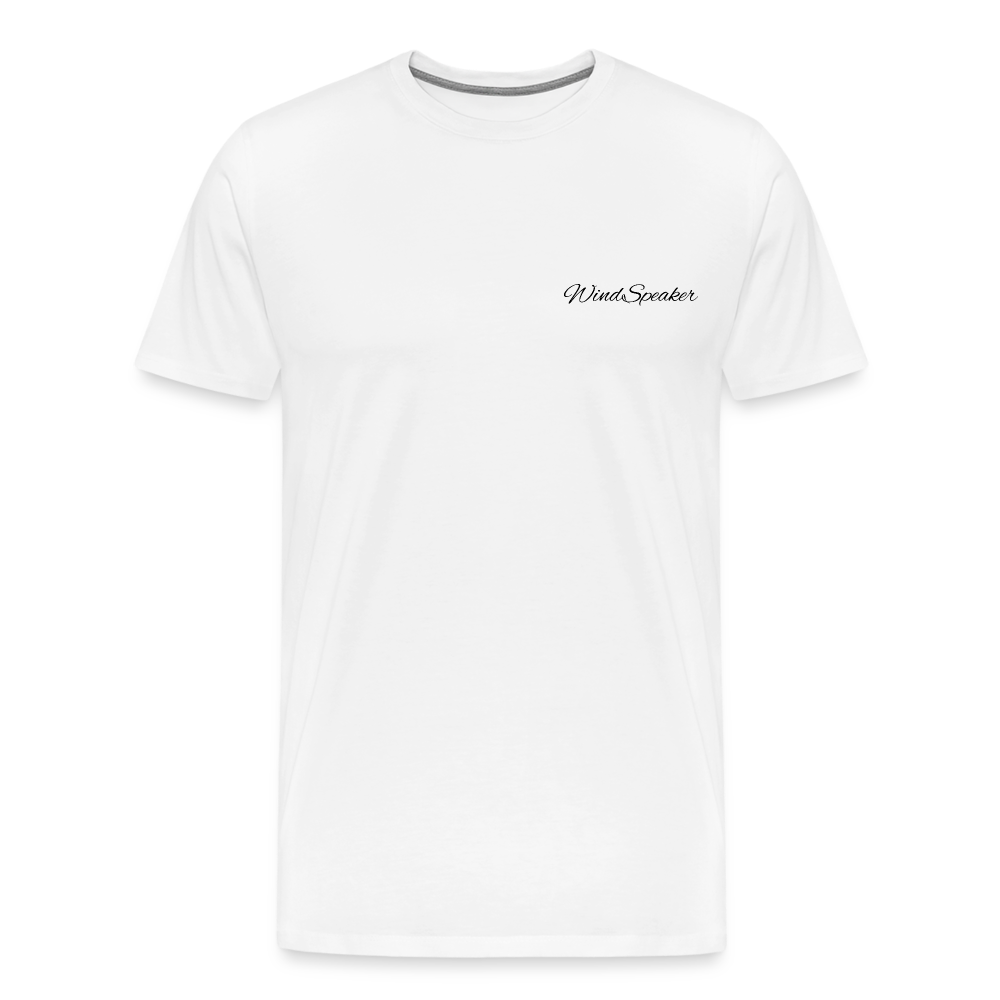 WindSpeaker Men’s Premium T-Shirt - white