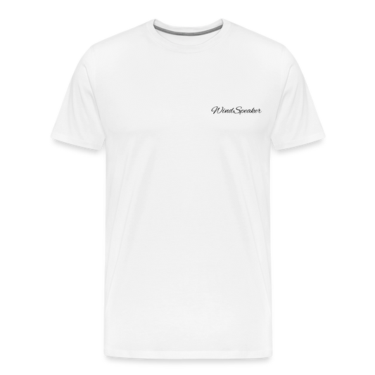 WindSpeaker Men’s Premium T-Shirt - white