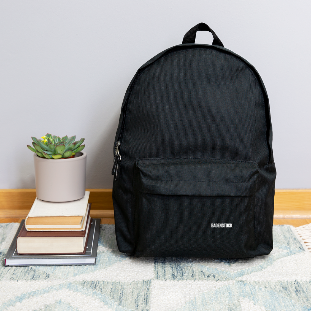 Badenstock Backpack small white logo - black