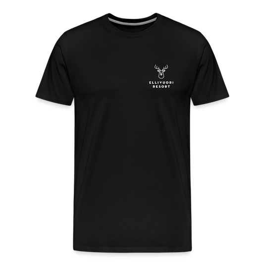 Ellivuori Men’s Premium T-Shirt (4x logo) - black