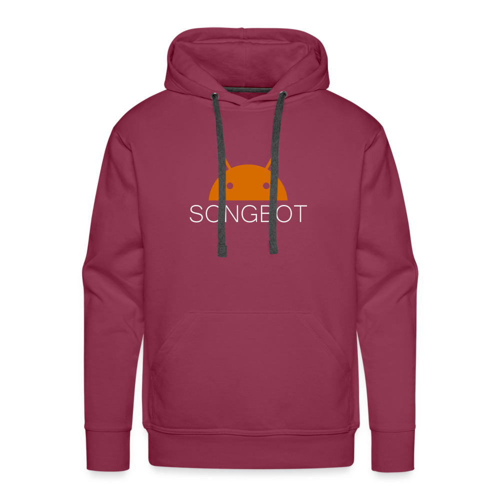 SongBot Men’s Premium Hoodie - bordeaux