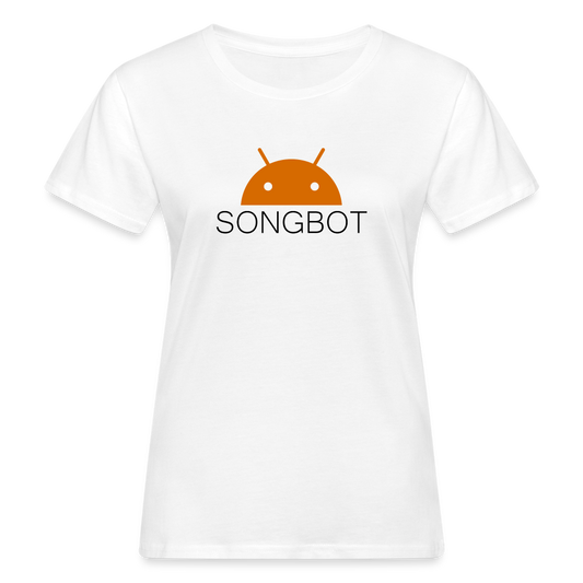 SongBot Women's Organic T-Shirt - white
