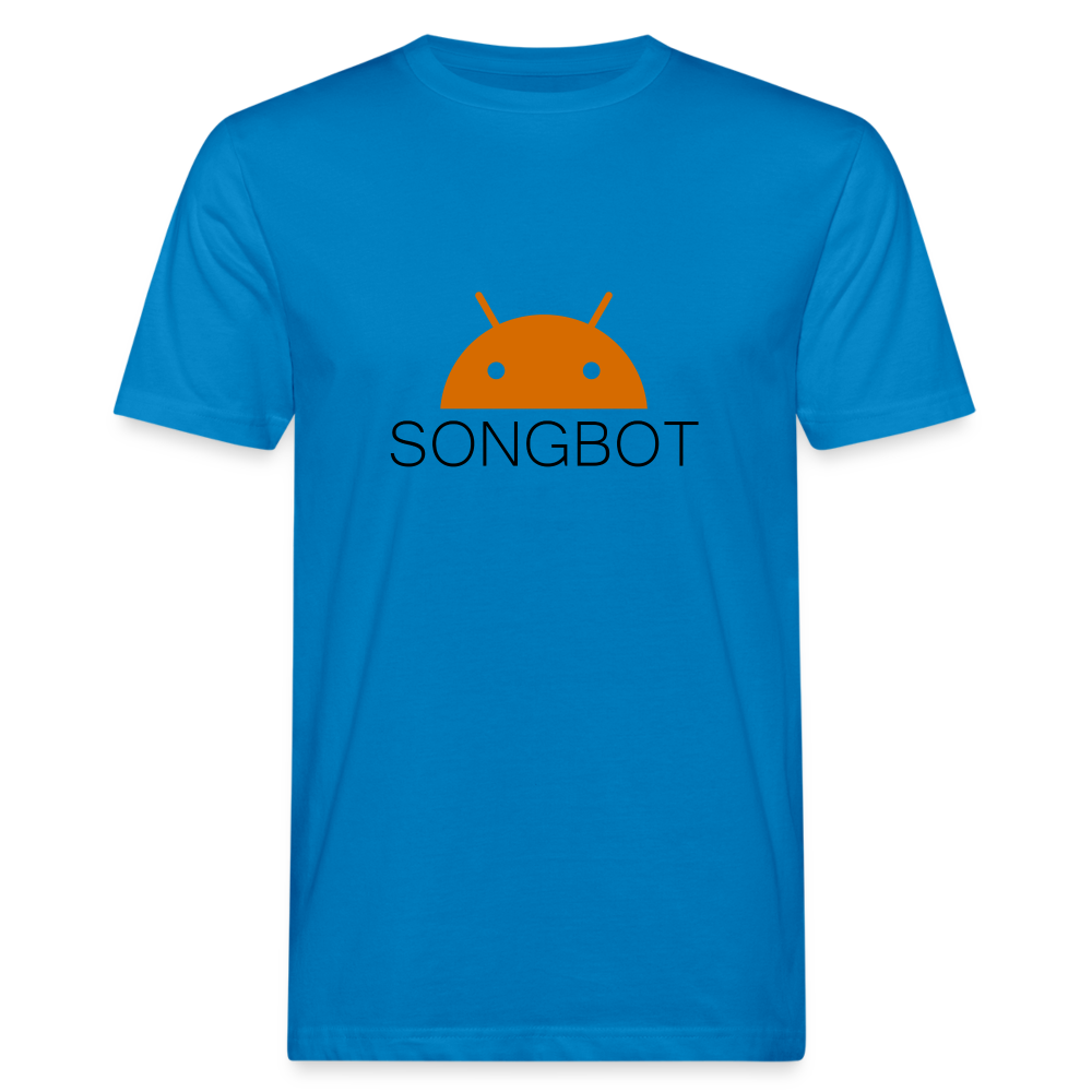 SongBot Men's Organic T-Shirt - peacock-blue