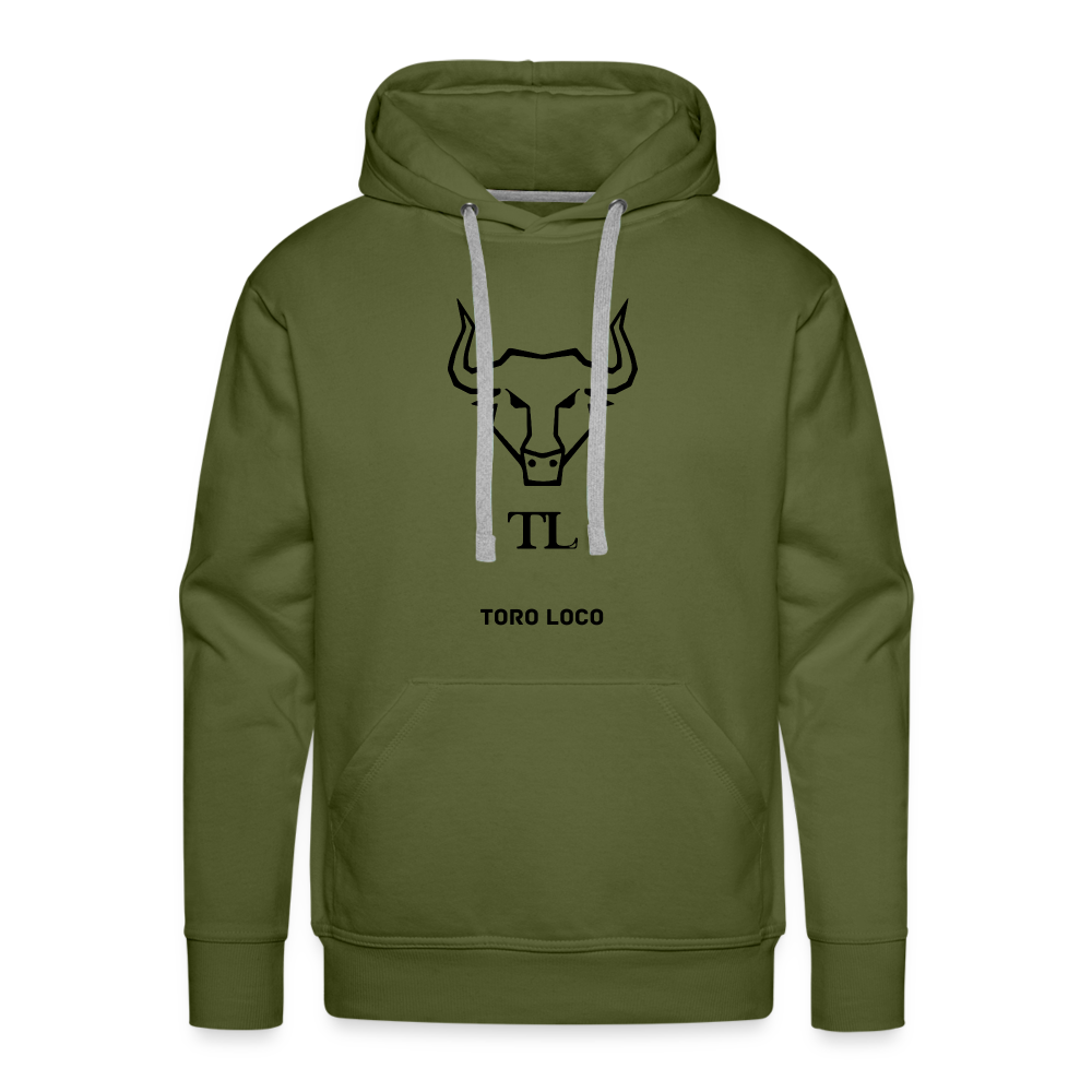 Toro Loco Men’s Premium Hoodie - olive green