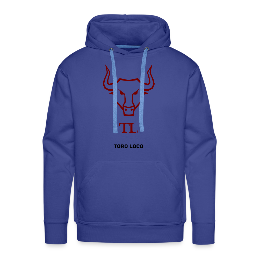 Toro Loco Men’s Premium Hoodie (Red Logo) - royal blue